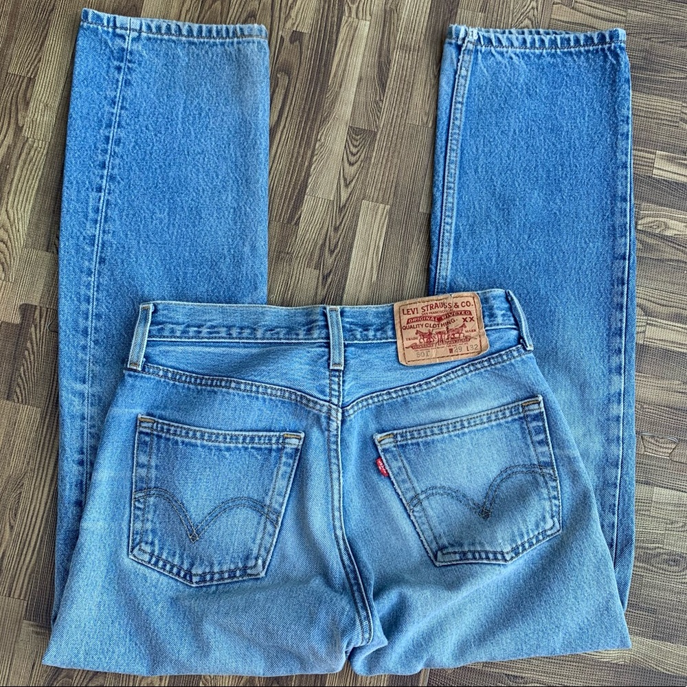 Perfectly worn-in 501 red tab Levis (circa ‘07)